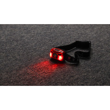 Montis Bateryjna latarka nagłowna z sensorem MT002 Red, Black Headband flashlight LED