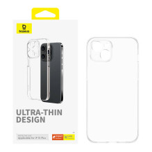 „iPhone 15 Plus“ telefono dėklas „Baseus OS-Lucent“ serijos (skaidrus)