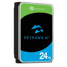 HDD, SEAGATE, SkyHawk AI, 24TB, 256 MB, 7200 rpm, Discs / Heads 10 / 20, 3,5", ST24000VE002