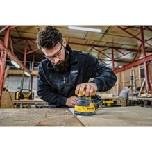 Nešiojamasis šlifuoklis „DeWALT DWE6423-QS“ Orbitinis šlifuoklis 12000 s/min. Juoda, geltona 280 W