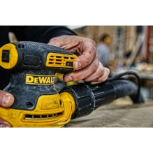 Nešiojamasis šlifuoklis „DeWALT DWE6423-QS“ Orbitinis šlifuoklis 12000 s/min. Juoda, geltona 280 W