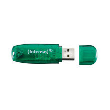 MEMORY DRIVE FLASH USB2 8GB / GREEN 3502460 INTENSO