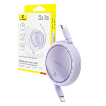 USB Cable Baseus Free2Pull USB-C to iP 20W 1m (purple) USB Cable Baseus Free2Pull USB-C to iP 20W 1m (purple)