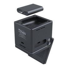 „Choetech T632-F“ 3 viename 15 W indukcinis įkroviklis (juodas) „Choetech T632-F“ 3 viename 15 W indukcinis įkroviklis (juodas)