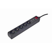 CABLE POWER EXTENSION 1.5M / 5OUTL SPG5-C-5 GEMBIRD CABLE POWER EXTENSION 1.5M / 5OUTL SPG5-C-5 GEMBIRD