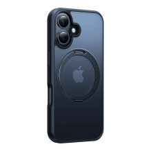 „Torras Ostand Pro“ dėklas, skirtas „iPhone 16“ (juodas)