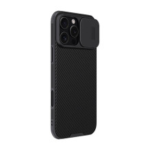 „Nillkin CamShield Pro iPhone 16 Plus“ dėklas (juodas)