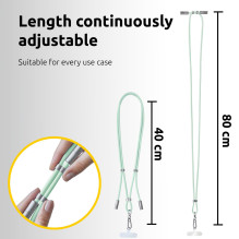 CABLE USB-C TO USB-C 1.65M / LANYARD GREEN 7991007 INTENSO