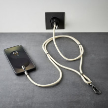 CABLE USB-C TO USB-C 1.65M / LANYARD BEIGE 7991001 INTENSO CABLE USB-C TO USB-C 1.65M / LANYARD BEIGE 7991001 INTENSO
