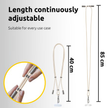 CABLE USB-C TO USB-C 1.65M / LANYARD BEIGE 7991001 INTENSO CABLE USB-C TO USB-C 1.65M / LANYARD BEIGE 7991001 INTENSO