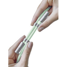 USB-C–USB-C LAIDAS 1,65 M / ŽIEDINĖ VIRSUTĖ ŽALIA 7991007 INTENSO