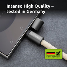 CABLE USB-C TO USB-C 1.65M / LANYARD BEIGE 7991001 INTENSO CABLE USB-C TO USB-C 1.65M / LANYARD BEIGE 7991001 INTENSO