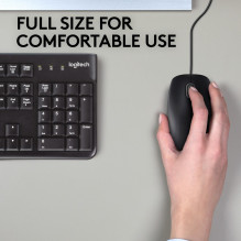 MOUSE USB OPTICAL B110 SILENT / BLACK 910-005508 LOGITECH