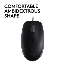 MOUSE USB OPTICAL B110 SILENT / BLACK 910-005508 LOGITECH