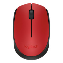 MOUSE USB OPTICAL WRL M171 / RED 910-004641 LOGITECH