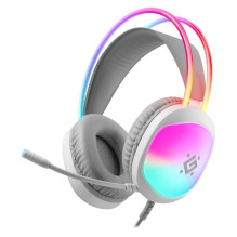 HEADPHONES DEFENDER ECLIPSE RGB WHITE HEADPHONES DEFENDER ECLIPSE RGB WHITE