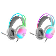 HEADPHONES DEFENDER ECLIPSE RGB WHITE HEADPHONES DEFENDER ECLIPSE RGB WHITE