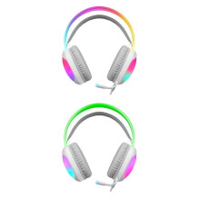 HEADPHONES DEFENDER ECLIPSE RGB WHITE HEADPHONES DEFENDER ECLIPSE RGB WHITE