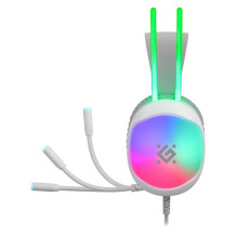 HEADPHONES DEFENDER ECLIPSE RGB WHITE HEADPHONES DEFENDER ECLIPSE RGB WHITE