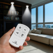 Maclean Energy MCE165 Remote Control LED Lamps Set, AAA Battieries, 6 Pieces in Set