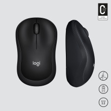 MOUSE USB OPTICAL WRL M220 / SILENT B / G 910-004878 LOGITECH