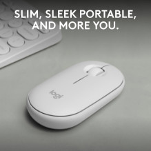 MOUSE USB OPTICAL WRL M350S / WHITE 910-007013 LOGITECH