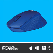 MOUSE USB OPTICAL WRL M330 / SILENT BL 910-004910 LOGITECH