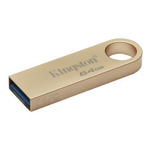 „Kingston Technology DataTraveler“ 64 GB, 220 MB/s, metalinis, USB 3.2 Gen 1, SE9 G3 „Kingston Technology DataTraveler“ 64 GB, 220 MB/s, metalinis, USB 3.2 Gen 1, SE9 G3