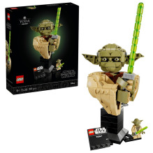 Konstravimo rinkinys - LEGO Star Wars 75438 Yoda Bust 399 Vnt. 210 mm Aukštis Žalia Konstravimo rinkinys - LEGO Star Wars 75438 Yoda Bust 399 Vnt. 210 mm Aukštis Žalia