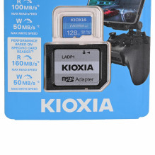 Kioxia EXCERIA G3 128 GB MicroSDXC UHS-I 10 klasė Kioxia EXCERIA G3 128 GB MicroSDXC UHS-I 10 klasė