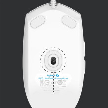 MOUSE USB OPTICAL G203 / WHITE 910-005797 LOGITECH