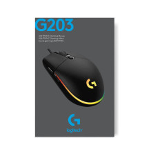 MOUSE USB OPTICAL G203 / WHITE 910-005797 LOGITECH