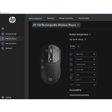 HP 700 įkraunama belaidė pelė