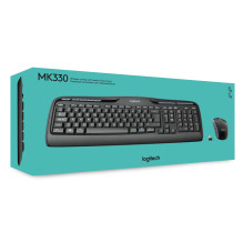 Klaviatūros ir pelės derinys MK330 / Anglų kalba 920-003989 LOGITECH
