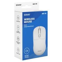 Savio MB-05 pelė, universali, abiem rankoms, „Bluetooth“, 1600 DPI