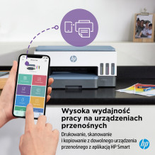 „HP Smart Tank 725“ daugiafunkcis terminis rašalinis spausdintuvas, A4, 4800 x 1200 DPI, 15 ppm, „Wi-Fi“
