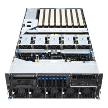 ASUS ESC8000A-E13 LGA 6096 Rack (4U) sidabrinis