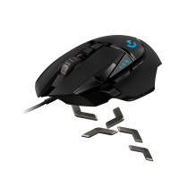 MOUSE USB OPTICAL G502 / BLACK 910-005470 LOGITECH