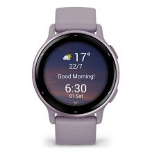 Garmin Vivoactive 5 3.05 cm (1.2") AMOLED Digital 390 x 390 pixels Touchscreen Violet Wi-Fi GPS (satellite)