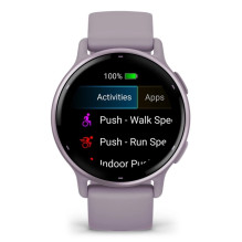 „Garmin Vivoactive 5“ 3,05 cm (1,2 colio) AMOLED skaitmeninis 390 x 390 pikselių lietimui jautrus ekranas violetinis „Wi