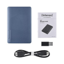 Išorinis kietasis diskas, INTENSO, 1000 GB, mėlyna spalva, 6029565