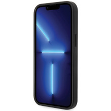 Guess 4G didelis metalinis logotipas iPhone 15 dėklas – pilkas
