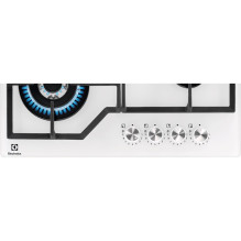 Gas Cooker - Electrolux KGG64362W 60cm 4 Zone Integrated Gas Cooker White
