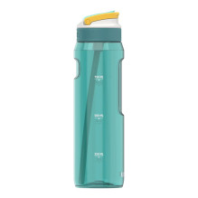 Drinking bottle - KAMBUKKA Lagoon 1000ml Tritan with sealable straw Zesty Green