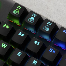 KLAVIATŪROS ŽAIDIMŲ LYDINIO KILMĖ / CORE ENG HX-KB7BLX-US HYPERX
