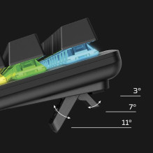 KLAVIATŪROS ŽAIDIMŲ LYDINIO KILMĖ / CORE ENG HX-KB7BLX-US HYPERX