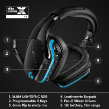 HEADSET GAMING G935 / 981-000744 LOGITECH
