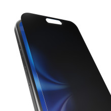 „Puro Privacy“ grūdintas stiklas, skirtas „iPhone 16“ / „iPhone 15“.