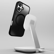 Puro Gradient MagSafe silikoninis dėklas, skirtas iPhone 16 - juodas