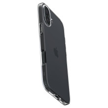 „Spigen“ skystųjų kristalų „iPhone 16 Plus“ dėklas – skaidrus